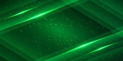 Abstract green background with sparkles vector