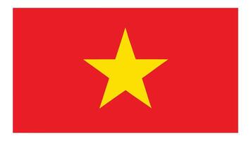 Flag of Vietnam Southeast Asia vector