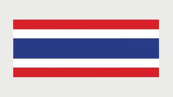 Flag of Thailand Southeast Asia vector