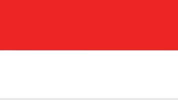 Flag of Indonesia Southeast Asia vector
