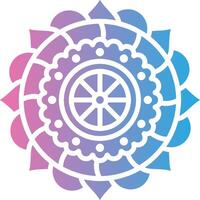 Mandala Simple Frame Object vector