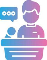 Speech Creative Design Token vector