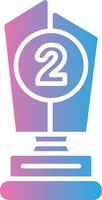 2nd Prize Light Sketch Form vector