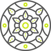 Mandala Optimized Icon Feature vector