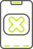 Smartphone Universal Visual Symbol vector