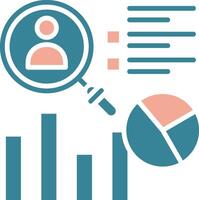 Analytics Advanced Line Graphic vector