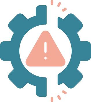 Disruption Color Block Symbol vector