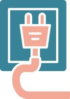 Electricity Responsive Web Emblem vector