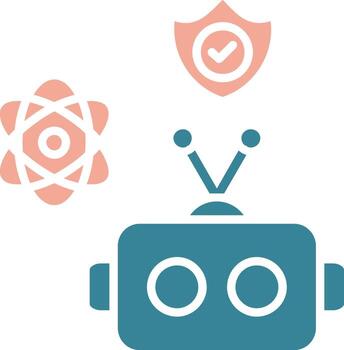 Robot Futuristic UI Element vector