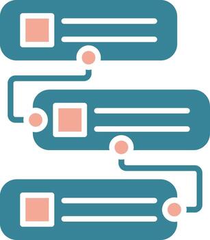 Prioritization Color Block Symbol vector