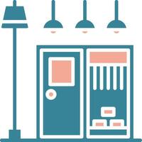 Wardrobe Responsive Web Emblem vector