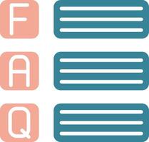 Faq Smart Web Feature vector
