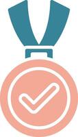 Medal Creative Frame Token vector