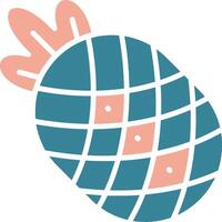 Pineapple Highlighted Badge Graphic vector