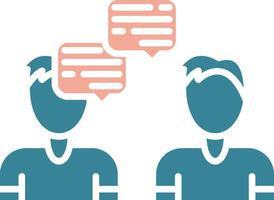 Conversation Sleek Visual Element vector
