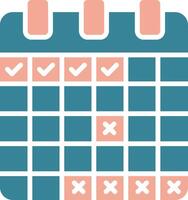 Schedule Pastel Design Token vector