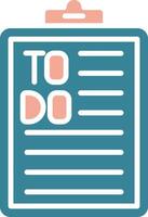To Do List Crystal Clear Object vector