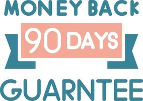 90 Days Creative Frame Token vector