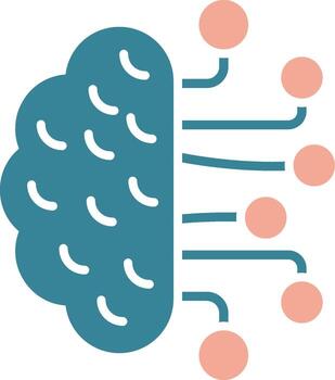 artificial inteligencia suave web gráfico vector