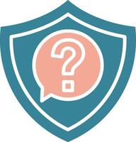 Shield Subtle UX Stamp vector