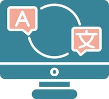 Translate Cool Tone Object vector