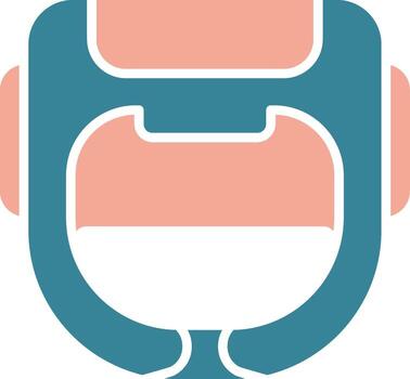 Helmet Futuristic UI Element vector