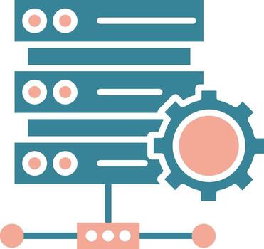 Hosting Futuristic UI Element vector