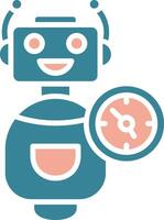 Bot High-Tech UX Unit vector