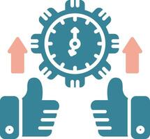 Time Management Ultra Thin Mark vector