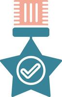 Medal Tech Badge Concept vector