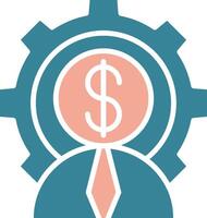 Businessman User Interface Mark vector