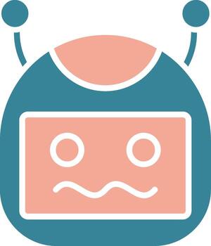Bot Simple Visual Module vector