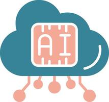 Artificial Intelligence Detailed Line Drawing vector