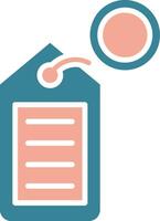 Label Iconic Grid Pattern vector