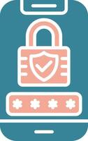 Security Sharp Outline Badge vector