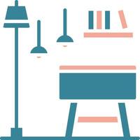 Chair Iconic Grid Pattern vector