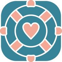 Lifebuoy Vibrant Web Token vector