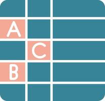 Table Core UI Symbol vector