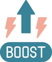 Boost Smooth Shape Graphic vector