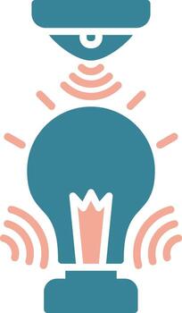 Light Sensor Next-Gen App Graphic vector