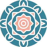 Mandala Bright Color Symbol vector
