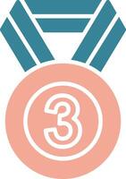 3rd Prize Conceptual App Symbol vector
