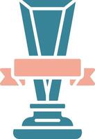 Trophy Cup Sharp Tech Symbol vector
