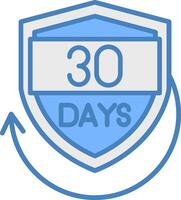 30 Days Minimal Interface Shape vector