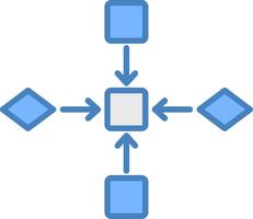 Diagram Tech Badge Concept vector
