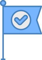 Flag Clear UX Symbol vector