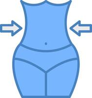 Weight Loss Solid UX Block vector