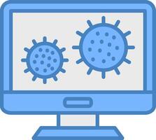 Bacteria Solid UX Block vector