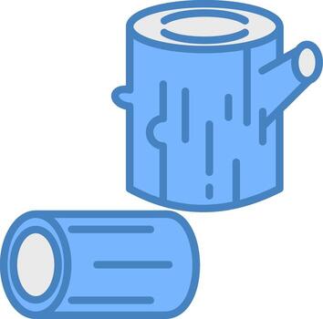 Log Modern Grid Sketch vector