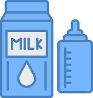 Milk Smooth Web Graphic vector